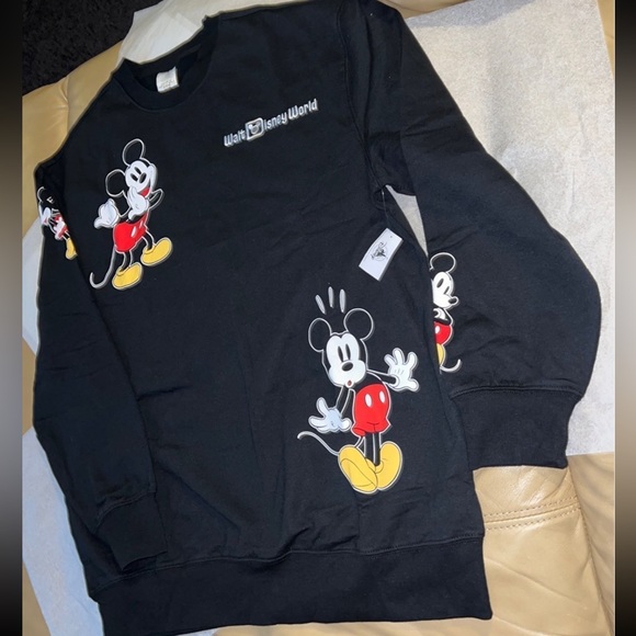 UNISEX Disney Mickey Mouse Fleece Sweatshirt - Picture 3 of 9